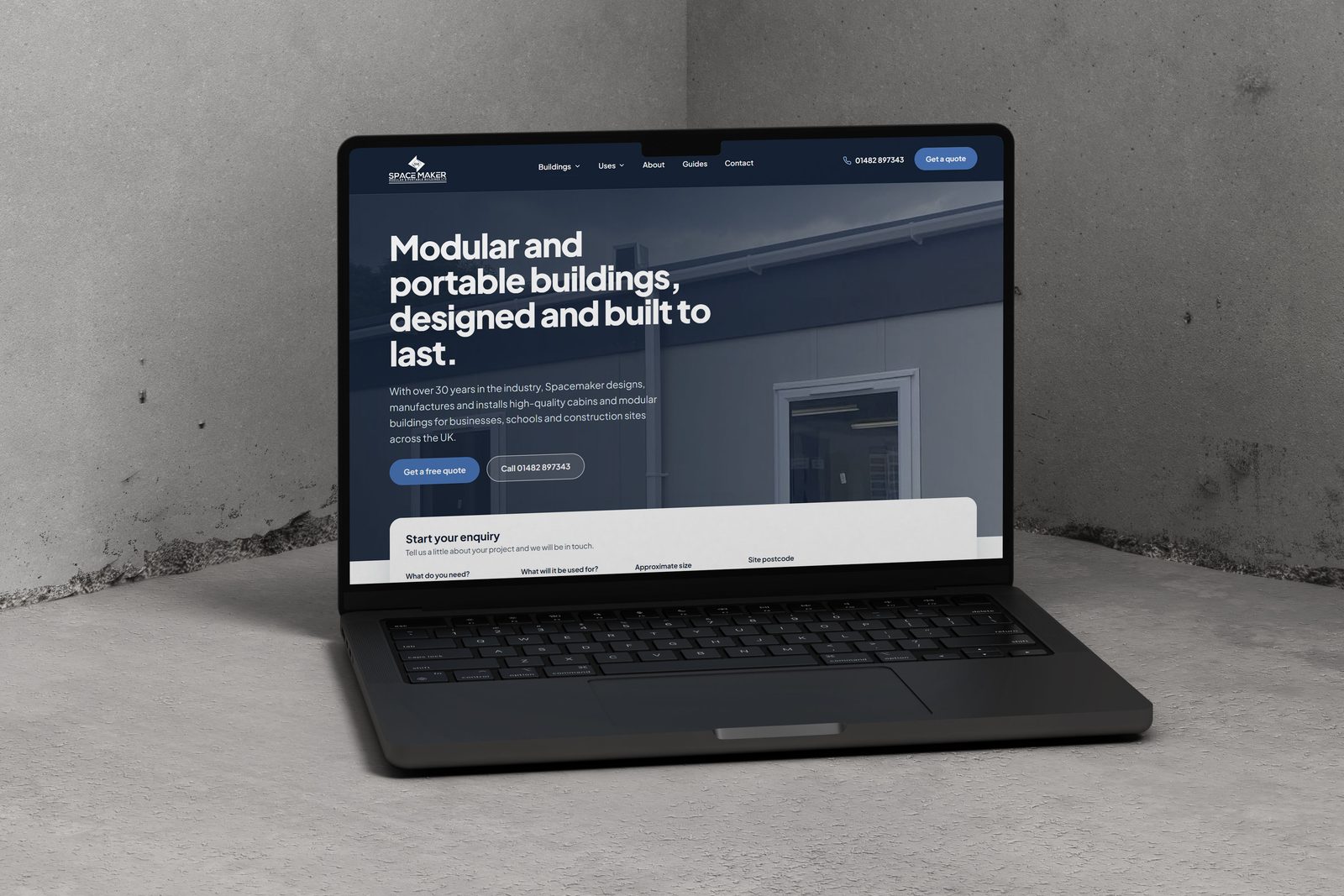 The Spacemaker website